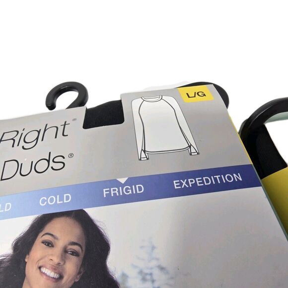 Cuddl Duds ClimateRight Grid Warmth Base Layer Thermal Legging + Crew Top Set, L - Picture 11 of 16